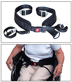 FOUR POINT BELT, AUTO BUCKLE